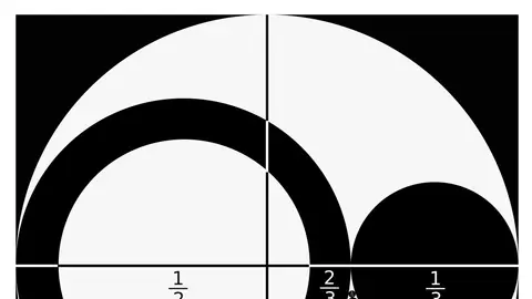 Geometry arbelos r= 2÷3