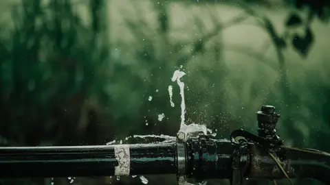Close up of a Water Pipe