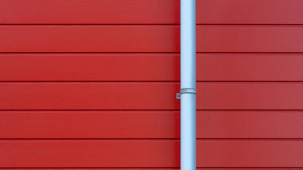 Rain Gutter on a Wall