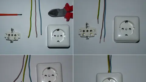 Example of Schuko wiring