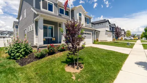 American Suburban Neighborhood Houses