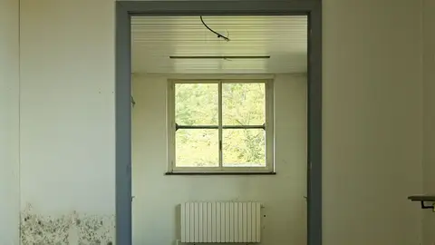 Water in Abandoned Room